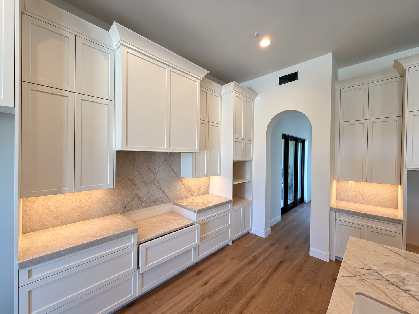 Cabinet lighting details