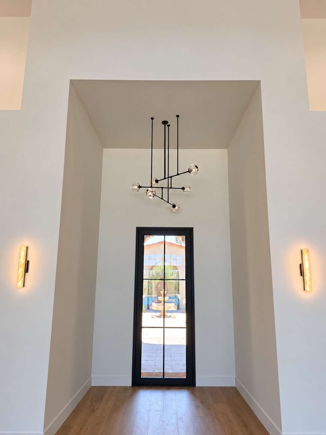 Foyer chandelier lighting